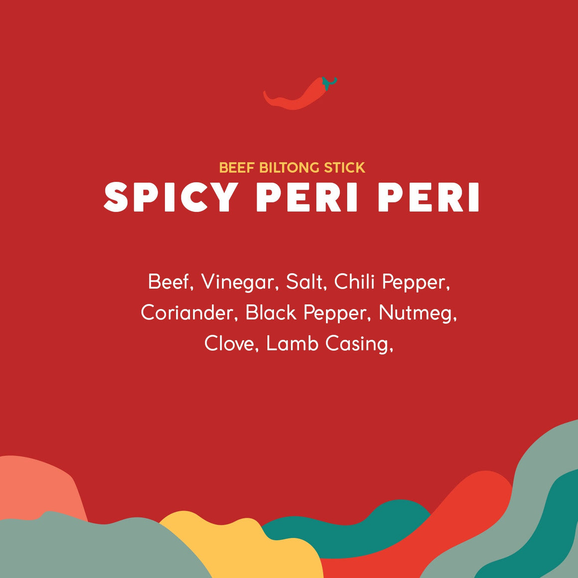 Spicy Peri Peri Biltong Stick 3 Pack - CLEARANCE
