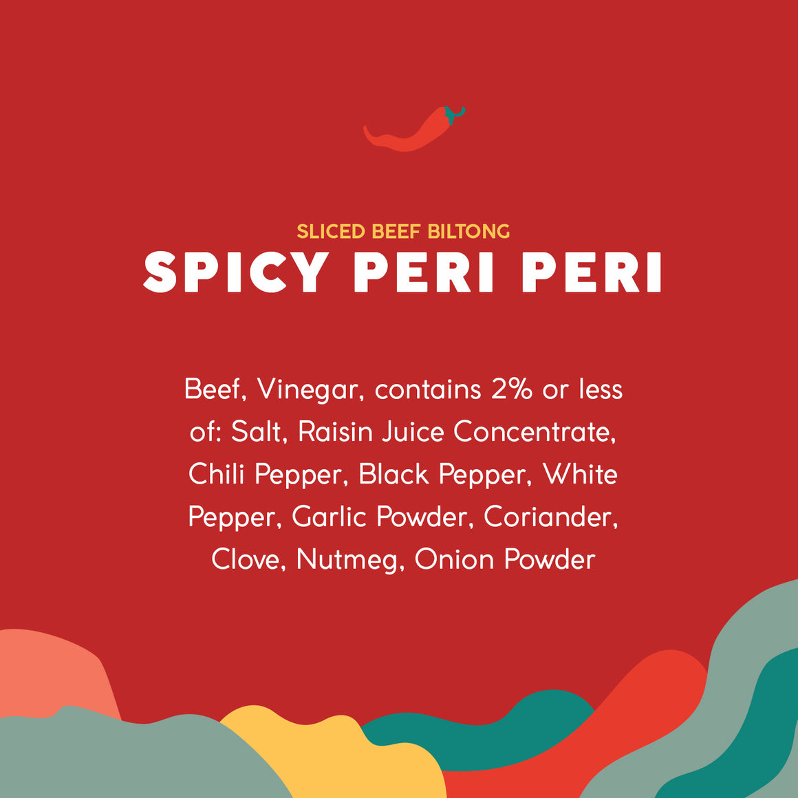 Spicy Pepper (Peri Peri) Sliced Biltong